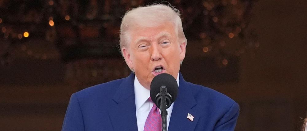 Trump schaltet einen Gang zurück (Archivbild).