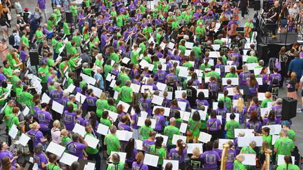 Der „Symphonic Mob“ fand bereits zum elften Mal statt. 