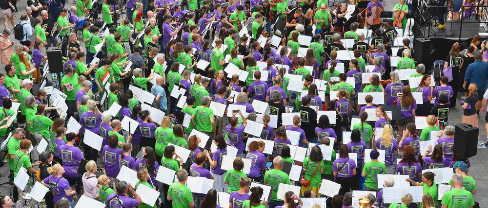 Der „Symphonic Mob“ fand bereits zum elften Mal statt.