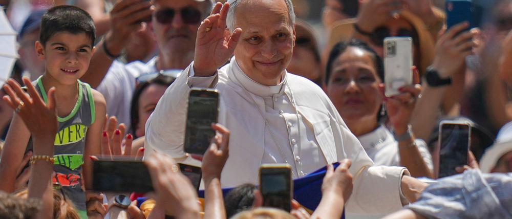 Papst Leo XIV.: Der Sport ist auch ein Weg, „Frieden zu schaffen“.
