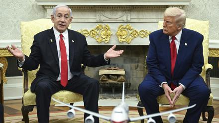 Netanjahu und Trump im Oval Office.