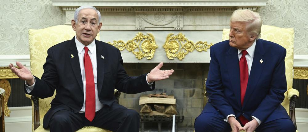 Netanjahu und Trump im Oval Office.