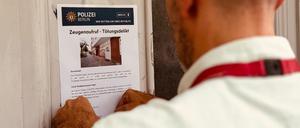  Fahndungsbild für den toten Arzt in Wedding