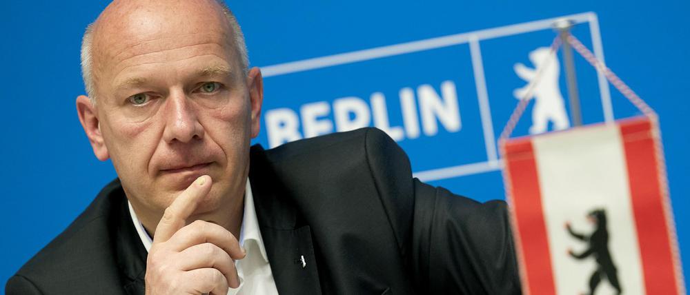 „Wir müssen dafür sorgen, dass die Berlinerinnen und Berliner bestmöglich geschützt sind vor Szenarien, die hoffentlich niemals eintreten“, sagte Kai Wegner. 