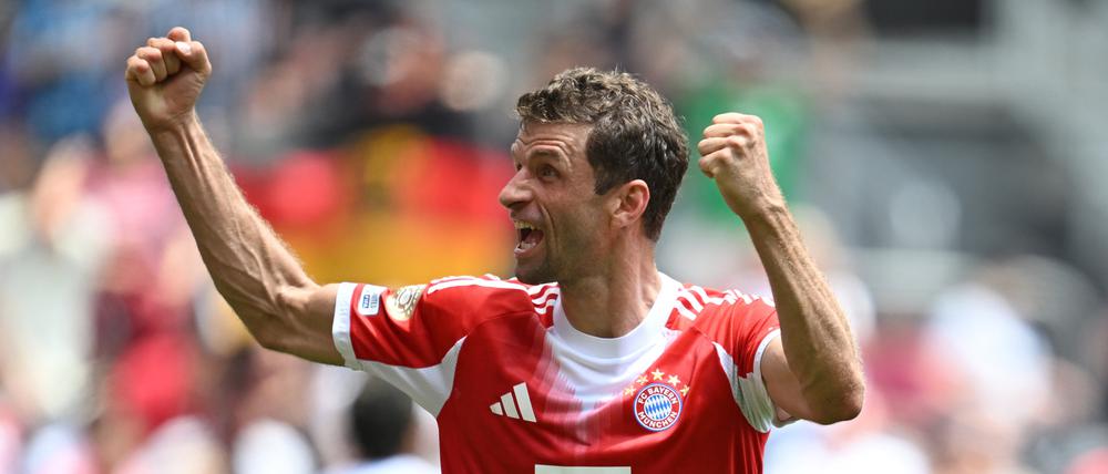 Auch Müller konnte in einem seiner letzten Bayernspiele jubeln.
