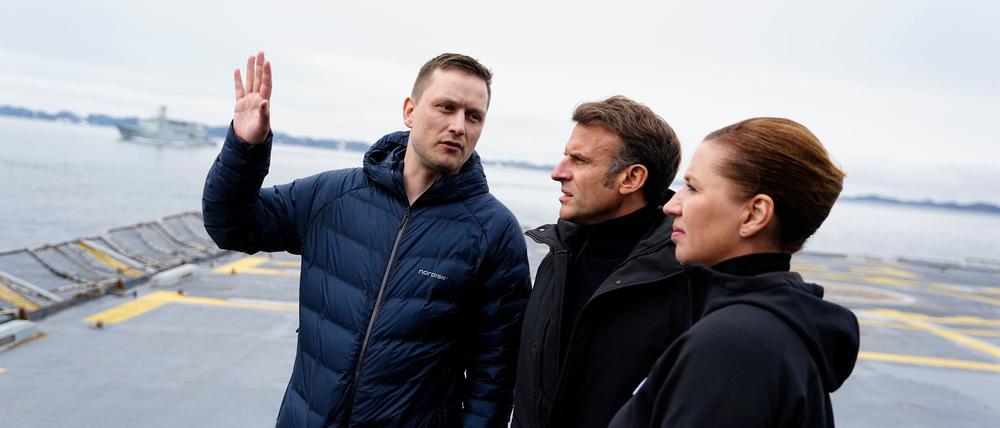 Macron und Frederiksen machen sich für souveränes Grönland stark (Foto-aktuell).