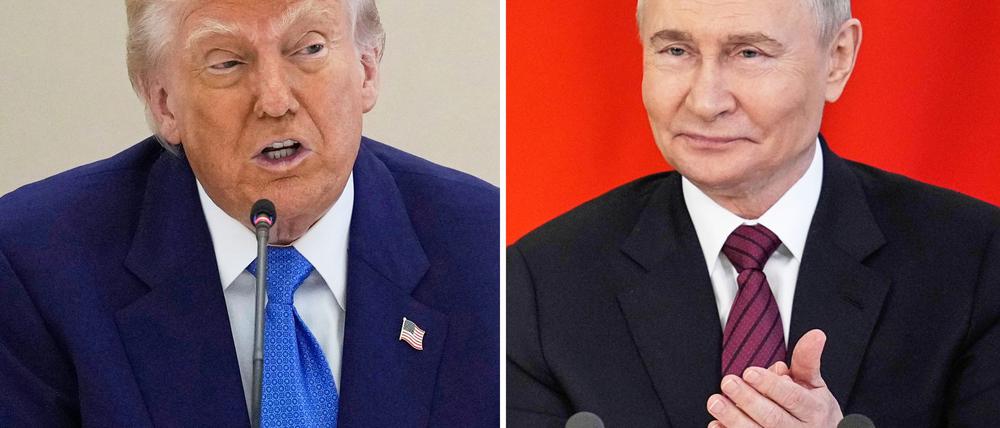 Donald Trump kann der Idee von Wladimir Putin als Vermittler zwischen dem Iran und Israel etwas abgewinnen. (Archivbild)