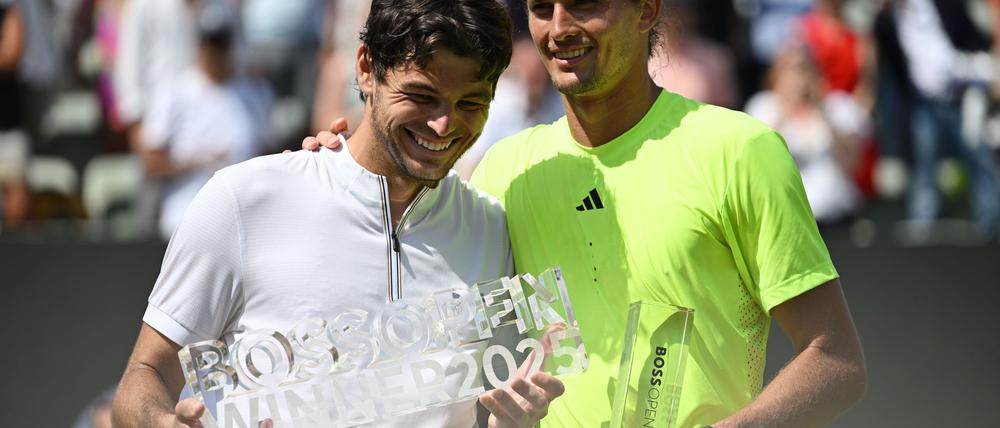 Alexander Zverev sieht sich auf einem guten Weg in seiner Wimbledon-Vorbereitung.
