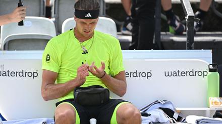 Alexander Zverev misst während der Matches seinen Blutzucker.