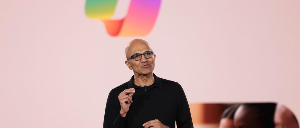 Microsoft-Che Satya Nadella hat eine Initiative vorgestellt, mit der Kunden in Europa ihre Daten besser abschotten können (Archivfoto).
