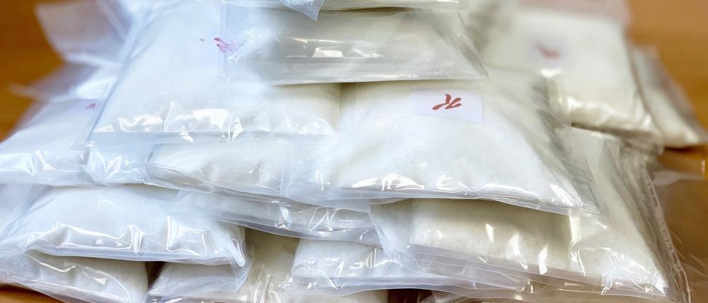 Das Foto zeigt sichergestelltes Ketamin.