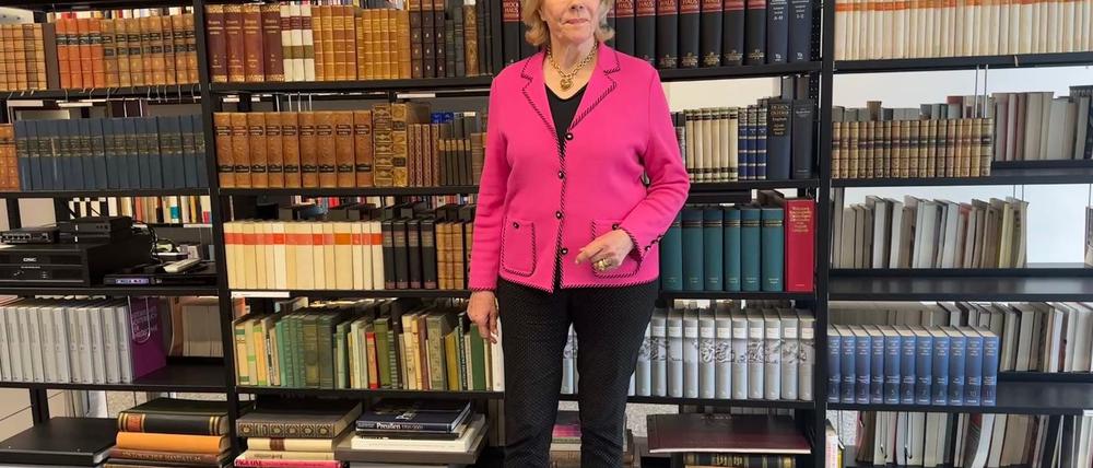 Erika Steinbach (AfD), Vorsitzende der AfD-nahen Desiderius-Erasmus-Stiftung: „Wir haben ein Anrecht auf Förderung.“ 