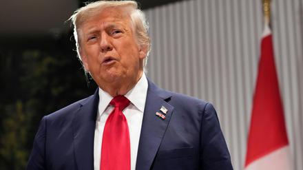 Im Iran-Israel-Konflikt sieht Donald Trump auf der Seite Teherans Bereitschaft zu Gesprächen.