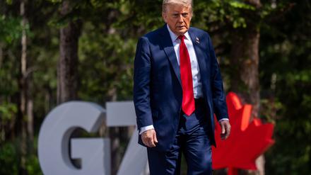 Trump provoziert schon vor Beginn des Gipfels.