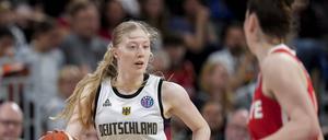 Frieda Bühner überzeugte in der Vorbereitung als beste deutsche Werferin.