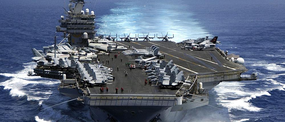 Die USA schicken übereinstimmenden Berichten zufolge einen weiteren Flugzeugträger in den Nahen Osten. (Archivbild)