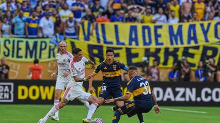 Angel Di Maria erzielte den Anschlusstreffer gegen das Spitzenteam aus seiner Heimat.