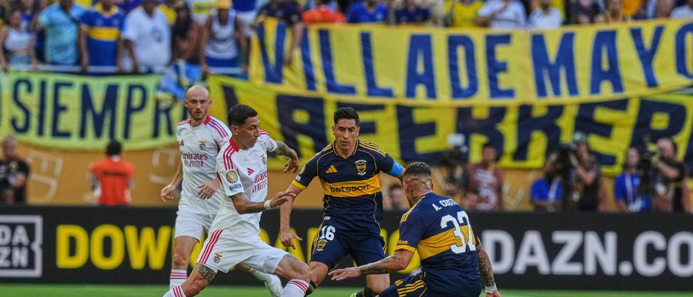 Angel Di Maria erzielte den Anschlusstreffer gegen das Spitzenteam aus seiner Heimat.