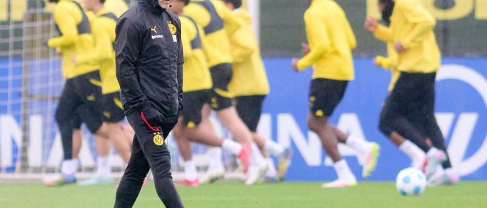 Trainierte seine Mannschaft im Regen: Niko Kovac.