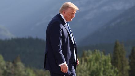 Trump verlässt den G7-Gipfel vorzeitig.
