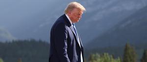 Trump verlässt den G7-Gipfel vorzeitig.