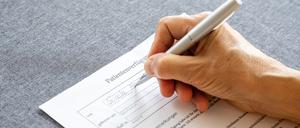 Neue Patientenverfügung für psychische Gesundheit: Menschen können im Voraus festlegen, welche Behandlungen sie in einer Krise wünschen oder ablehnen. 