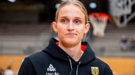 Auf Leonie Fiebich kommt es bei der Basketball-EM ganz besonders an.
