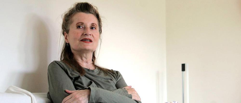 Die österreichische Autorin und Dramatikerin Elfriede Jelinek,