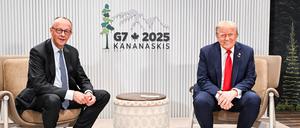 Merz und Trump beim G7-Gipfel