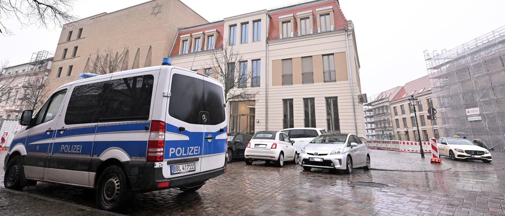 Blick in die Potsdamer Schloßstraße.