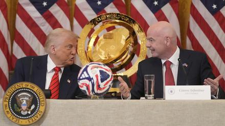 Man schätzt sich. Dass zwischen Donald Trump und Gianni Infantino die Chemie stimmt, ist eigentlich kein Wunder.