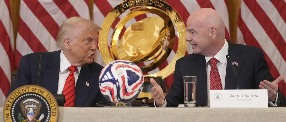 Man schätzt sich. Dass zwischen Donald Trump und Gianni Infantino die Chemie stimmt, ist eigentlich kein Wunder.
