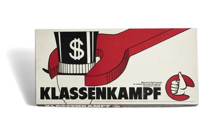 Gesellschaft spielen. Das Brettspiel „Klassenkampf“ (Class Struggle) wurde 1978 in den USA herausgebracht.