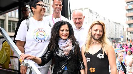 Sozialsenatorin Cansel Kiziltepe (SPD) unterstützt die „Pride Parade“ in Berlin-Marzahn gegen eine angekündigte Neonazi-Demonstration. (Archivbild)
