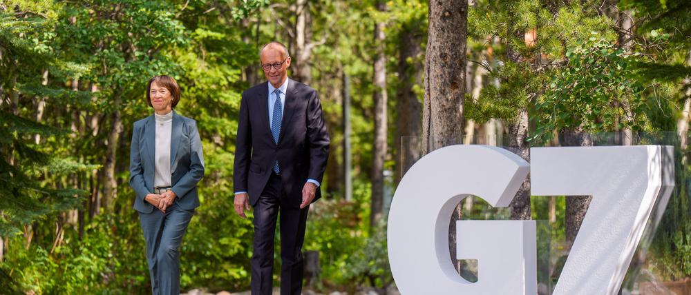 Aussagen von Bundeskanzler Friedrich Merz zu Israel und Iran am Rande des G7-Gipfels sorgen bei einigen in Deutschland für Befremden. (Archivbild)
