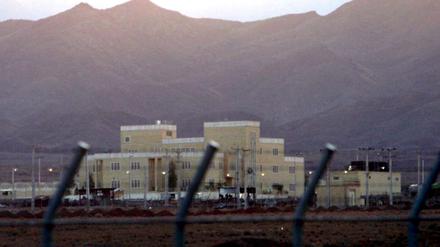 Blick auf die iranische Atomanlage Natans