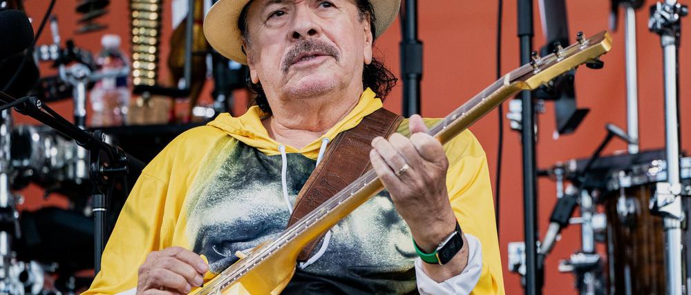 Santana fühlt sich mit 77 stärker denn je. (Archivbild)