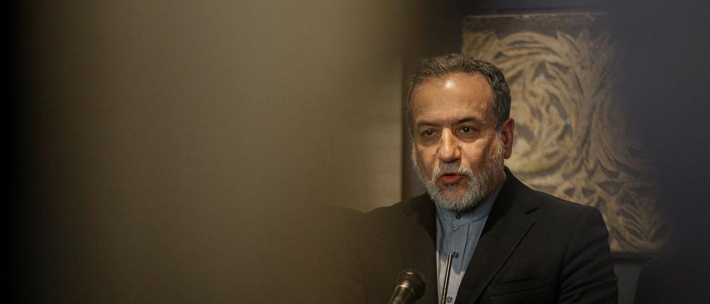 Der iranische Außenminister Abbas Araghtschi wird am Freitag in Genf erwartet. (Archivbild)