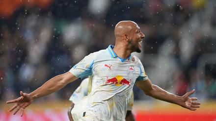 Der frühere Mainzer Karim Onisiwo erzielte den Siegtreffer für RB Salzburg.
