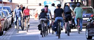 Fahrradfahren ist in Potsdam unter unterschiedlichen Bedingungen, aber meist gut bis befriedigend möglich, so der ADFC-Fahrradklimatest.