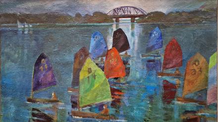 Karl Raetschs „Regatta“ (1980) gehört jetzt dem Potsdam Museum. 