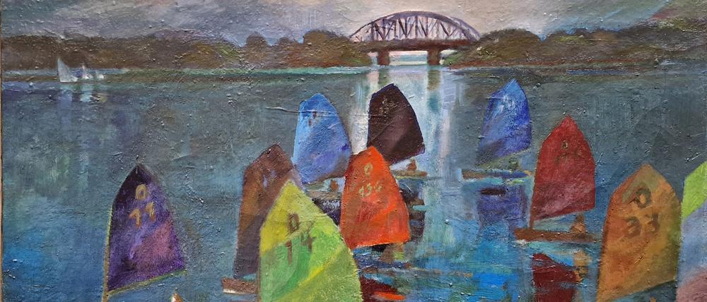 Karl Raetschs „Regatta“ (1980) gehört jetzt dem Potsdam Museum. 