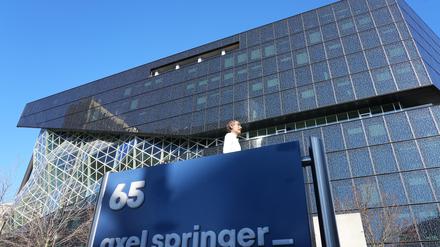 Das Gebäude des Axel-Springer-Verlages. 