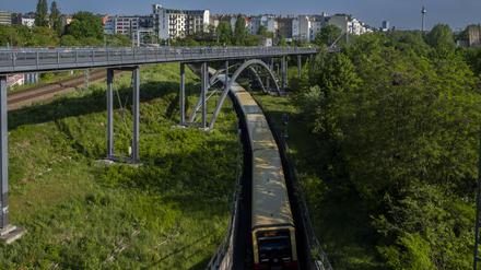 Der Schwedter Steg in Berlin.