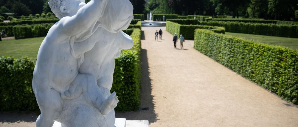 Wird für Park Sanssouci ab 2026 Eintritt fällig? Die Stadt will Anfang Juli entscheiden, ihre Beteiligung an der Pflege der Anlagen einzustellen. (Archivbild)