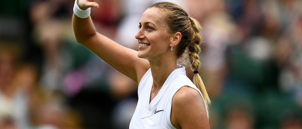 Die tschechische Tennisspielerin und zweifache Wimbledon-Siegerin Petra Kvitova beendet ihre Karriere. 2019 bejubelte sie ihren Sieg in Wimbledon. (Archivbild)