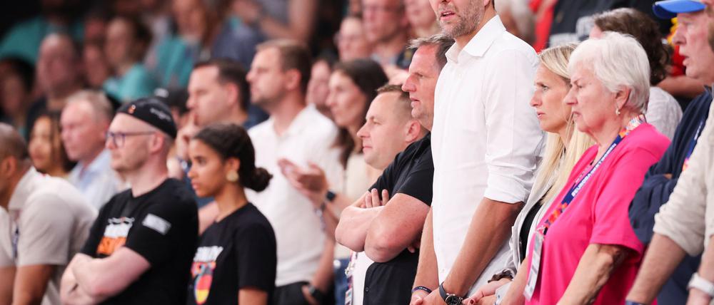 Dirk Nowitzki verbrachte seinen Geburtstag beim Basketball.