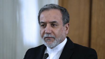 Der iranische Außenminister Abbas Araghtschi 