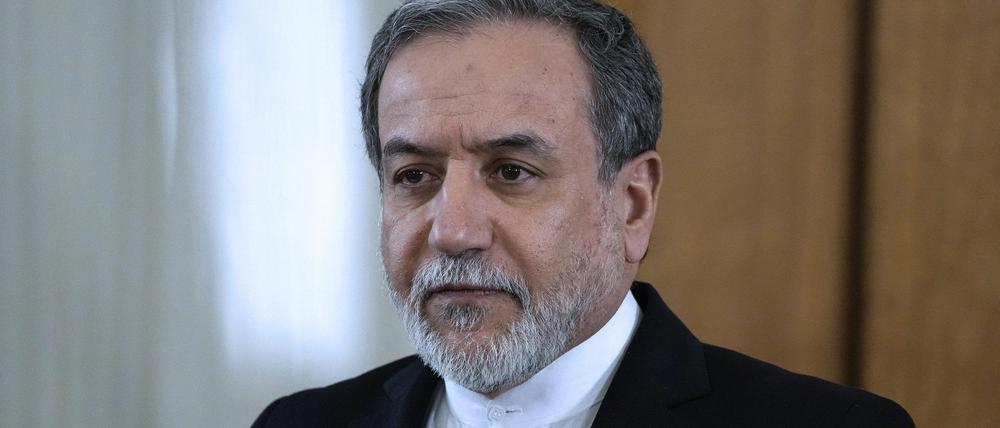 Der iranische Außenminister Abbas Araghtschi