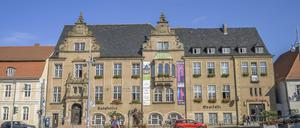 Altes Rathaus von Eberswalde. 